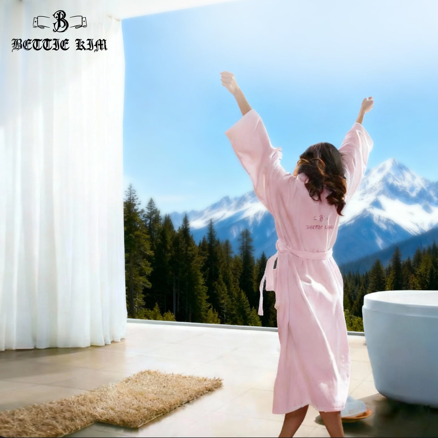 The "Bettie Kim" Signature Comfort Bathrobe